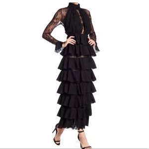 FEW MODA Polina Layered Maxi Dress. Size S